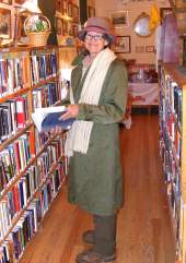 Library patron and steadfast volunteer, Lorraine Dusi
